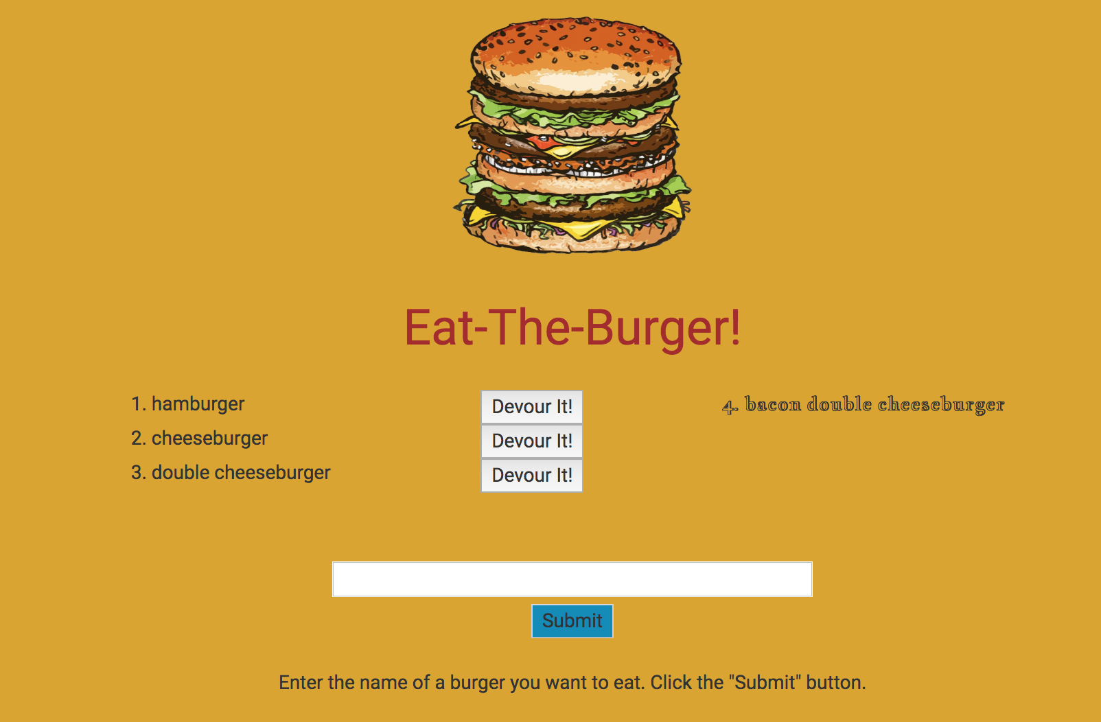 burgers screen capture