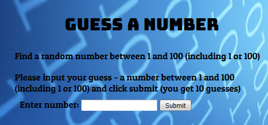 Guess A Number
